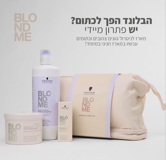 ערכת בלונדמי סילבר לנטרול גוון צהוב